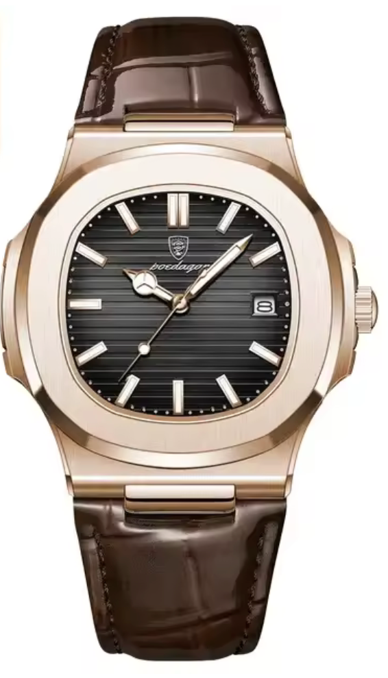 Atikou Quartz Leather Men Edition