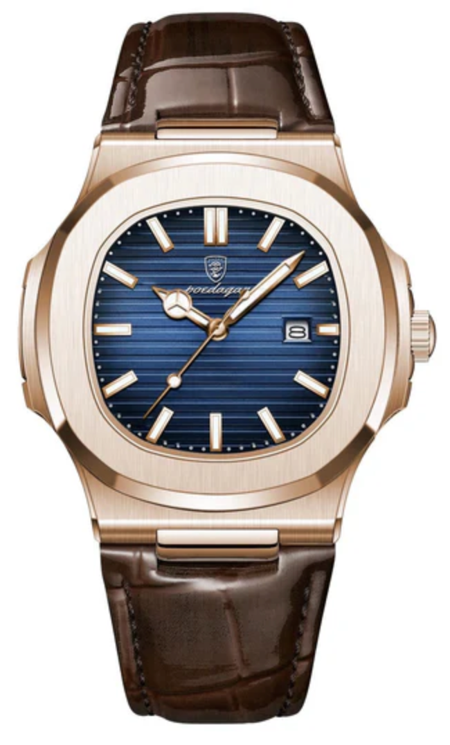 Atikou Quartz Leather Men Edition